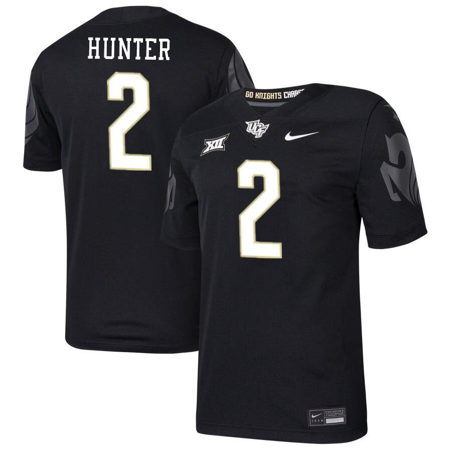 Men #2 Lee Hunter UCF Knights Big 12 Conference College Football Jerseys Stitched-Black